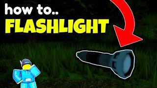 How to MAKE A Realistic Flashlight in Roblox Studio | #3