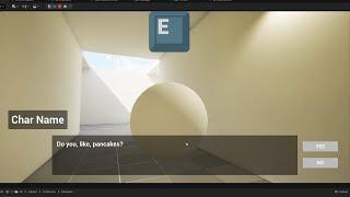 How I set up UI & Dialogue with Yes/No Response Buttons (Not a Tutorial, a Note to Self) | UE5