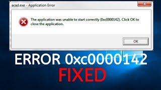 How To Fix Application Error 0xc0000142 in Windows 10