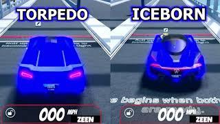 Torpedo VS IceBorn | Jailbreak Speed test