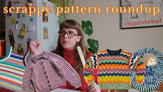 10 scrappy projects and stashbusting ideas! || Pattern Roundup