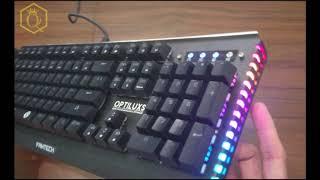 UNBOXING KEYBOARD FANTECH OPTILUXS MK884 ANTI GHOST