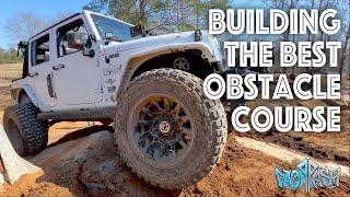 Building the Ultimate Jeep Obstacle Course | Georgia Jeep Invasion Prep at River Rock ORV