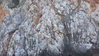 Прыжок со скалы. Турция Алания. Корабль Viking