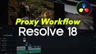 Create proxies FAST using Blackmagic Proxy Generator (Resolve 18)