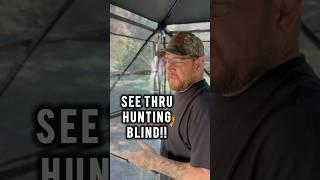 See thru hunting blind @TideWe  #tidewe #hunting #blinds