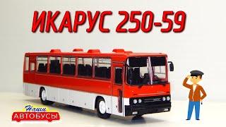 ИКАРУС-250.59 НАШИ АВТОБУСЫ №18 MODIMIO | Обзор масштабной модели 1:43