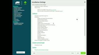 Installation of Opensuse Leap 15.4