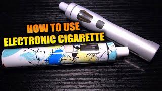 How To Use An Electronic Cigarette - for beginners - Joytech eGo AIO