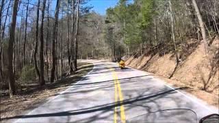 Yellow Wolf on his GL1800 at The Tail of the Dragon from Deals Gap.wmv