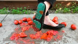 Tieks flats crush tomatoes