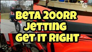 Jetting the 2021 Beta 200rr with incredible improvement!!