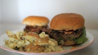 Best Beef Burgers And Rustic Potatoes By Sahil Makhija (Headbanger's Kitchen)