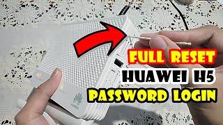 Cara Reset & Mengetahui Password Huawei HG8245H5 (H5) Full Login Admin Support Terbaru