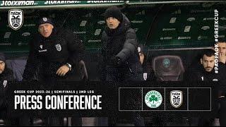 Press Conference: Panathinaikos Vs PAOK FC – PAOK TV
