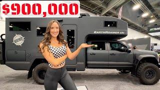 Am I Moving In? NEW $900,000 EARTHROAMER LTx Full Tour 4x4 Truck Camper RV