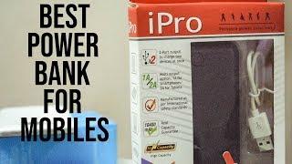 iPro Power Bank 10400 mAh | Model No - IP1042 Unboxing And Review - Best Portable Phone Power Bank