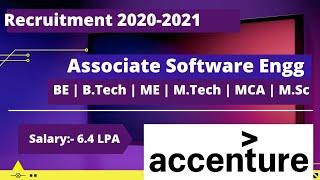 Accenture Off Campus Drive For 2021 Batch | Accenture  Recruitment 2020 | Accenture Hiring 2022