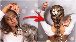 ВОТ ДЛЯ ЧЕГО НУЖНА ЭТА ШТУЧКА-ЗМЕЙКА! ЛАЙФХАК ПО ПОЕТЕНИЮ КОСЫ! Hair hack: amazing easy braid