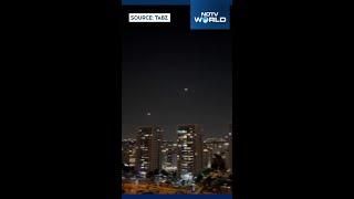 Iran Israel Attacks | Iranian Missiles Seen Over Tel Aviv Moments Before Impact