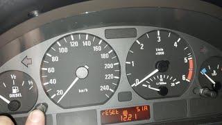 BMW E46 320TD oil service kilometer reset - 2024