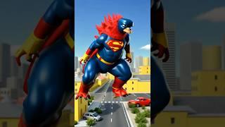 The Best Laugh! Superman vs Godzilla  Funny Animation Showdown!