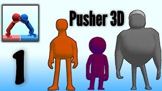 Pusher 3D Gameplay Level 1 and Level 2 | Gameawy
