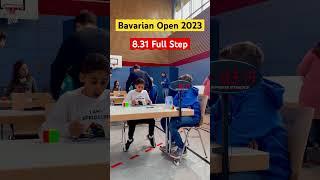 8.31 Full step at WCA competition #rubikscube #3x3 #speedcubing #wca #eyadcube #tps #cubeskills fyp