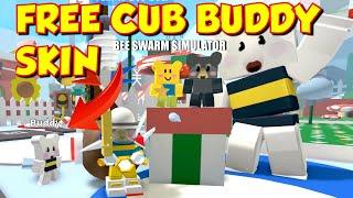 How to get a FREE CUB BUDDY SKIN in BEE SWARM SIMULATOR