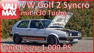 1000 PS im VW Golf 2 R30 Turbo 4Motion Tuning | VAU-MAX.tv