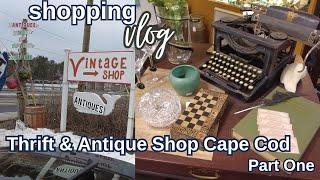 Shop with me Antique and thift shopping Cape Cod Part One | A day out | an artist's life.