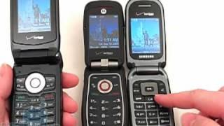 Casio G'zOne Rock, Motorola Barrage and Samsung Convoy: Side by Side