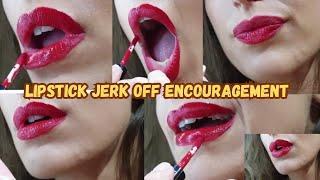 Kendra Lust Red Lipstick Jerk Off Encouragement || HOT Red Lipstick JOI || RED Lipstick