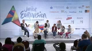 Junior Eurovision 2014 at Malta. PBS Press Conference of Betty from Armenia