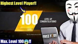 Highest 100 Level Player In Free fire !! UnGraduate Gamer