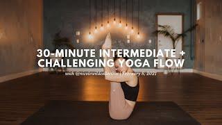 30-Minute Intermediate/Challenging Vinyasa Yoga Class