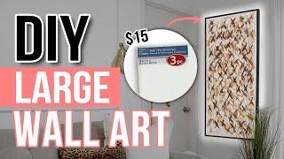 EASY! DIY Large Wall Art