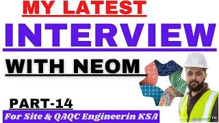 My Latest Interview with NEOM for QA QC Inspector |Interview Questions & Answers for QA/QC Engineers