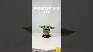 Grogu with Butterfly #456 Funko Pop! 360 view