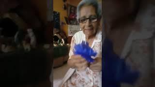 señora Aurora Taucare Del pueblo de Huavina, talks about the flowers for el dia de los muertos.