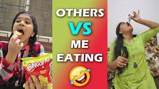 How OTHERS eat and How I Eat || #SHORTS || Ammu Times ||