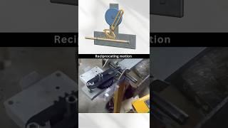 Quick return -Reciprocating Motion  #useful #mechanism #3dcad #prototype #collegeproject