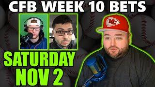 CFB Bets Week 10 With Kyle Kirms - Saturday College Football Picks November 2nd