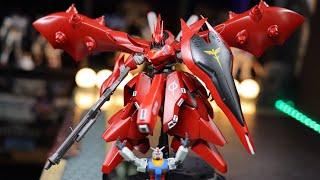 HG 1/144 Nightingale 4K Build and Review | GUNDAM CHAR'S COUNTERATTACK BC