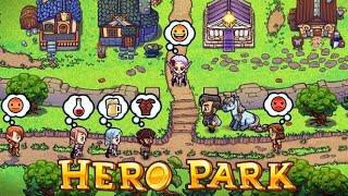 Hero Park: Shops & Dungeons - Gameplay (iOS, Android)