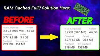 RAM Full Problem Solution: RAMMap Tool to Clear Cache Easily!