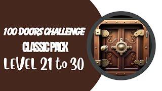 100 doors challenge Classic pack level 21 to 30