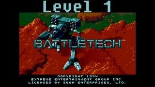 Battletech (MechWarrior) ● SEGA ● 1 Уровень ● Прохождение