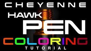 Cheyenne Hawk PEN Coloring tutorial