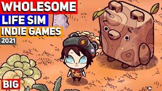 Top 10 Upcoming Cozy Wholesome Life Sim Indie Games - 2021 & Beyond!
